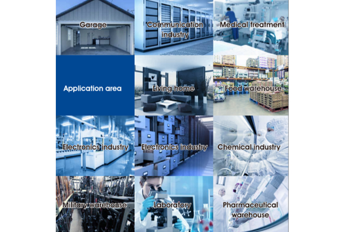 High-efficiency dehumidifier for post disaster DH-1502