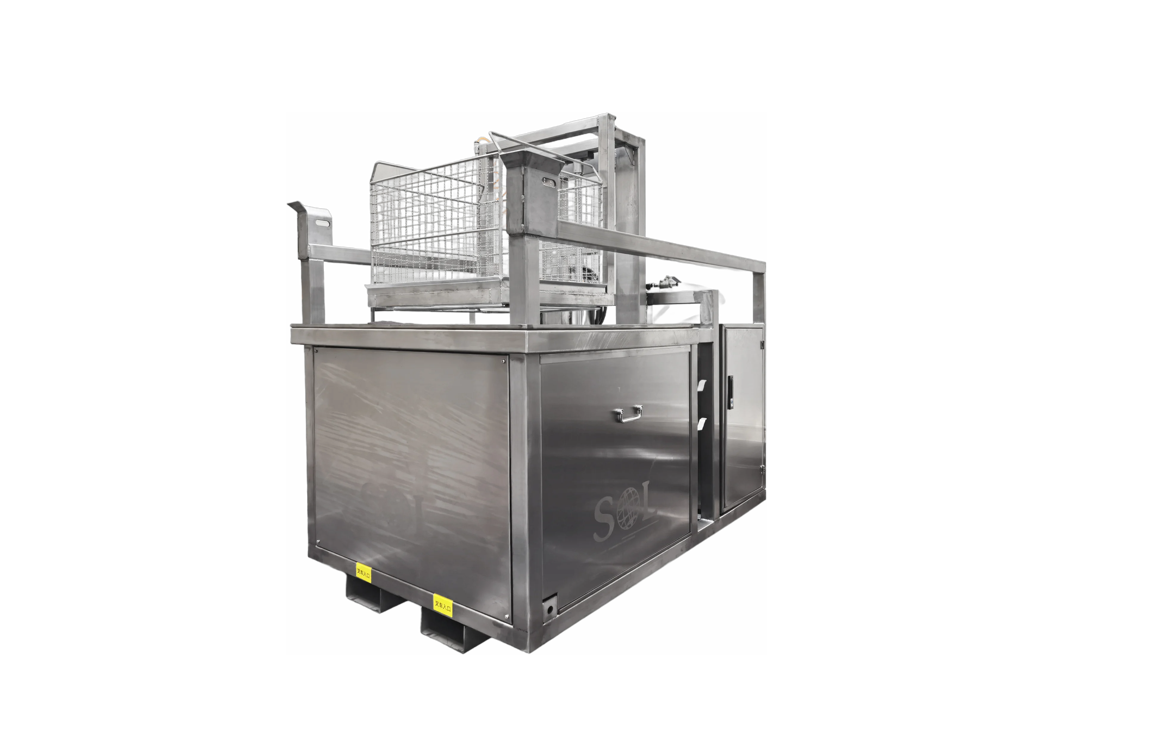 Special ultrasonic cleaning system for post disaster