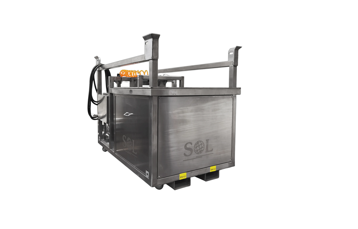 Special ultrasonic cleaning system for post disaster